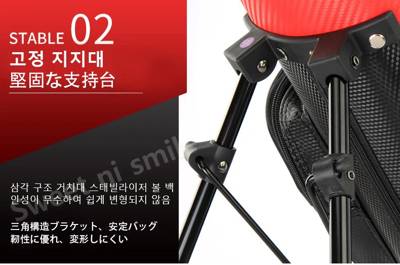 PGM Golf Bracket Gun Bag Unisex Clubs Package PU Light Portable QIAB008