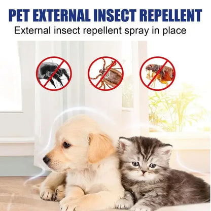 100ml Flea And Tick Spray For Cats And Dogs Insect Repellent