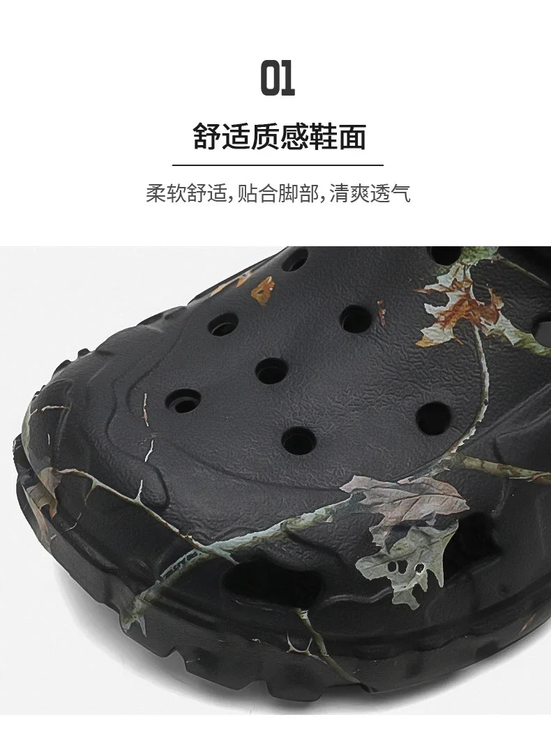 Men Slippers Summer Sandals EVA Platform Garden Shoes Unisex Flat Shoes Women Bedroom Slides High Quality Lightweight Beach