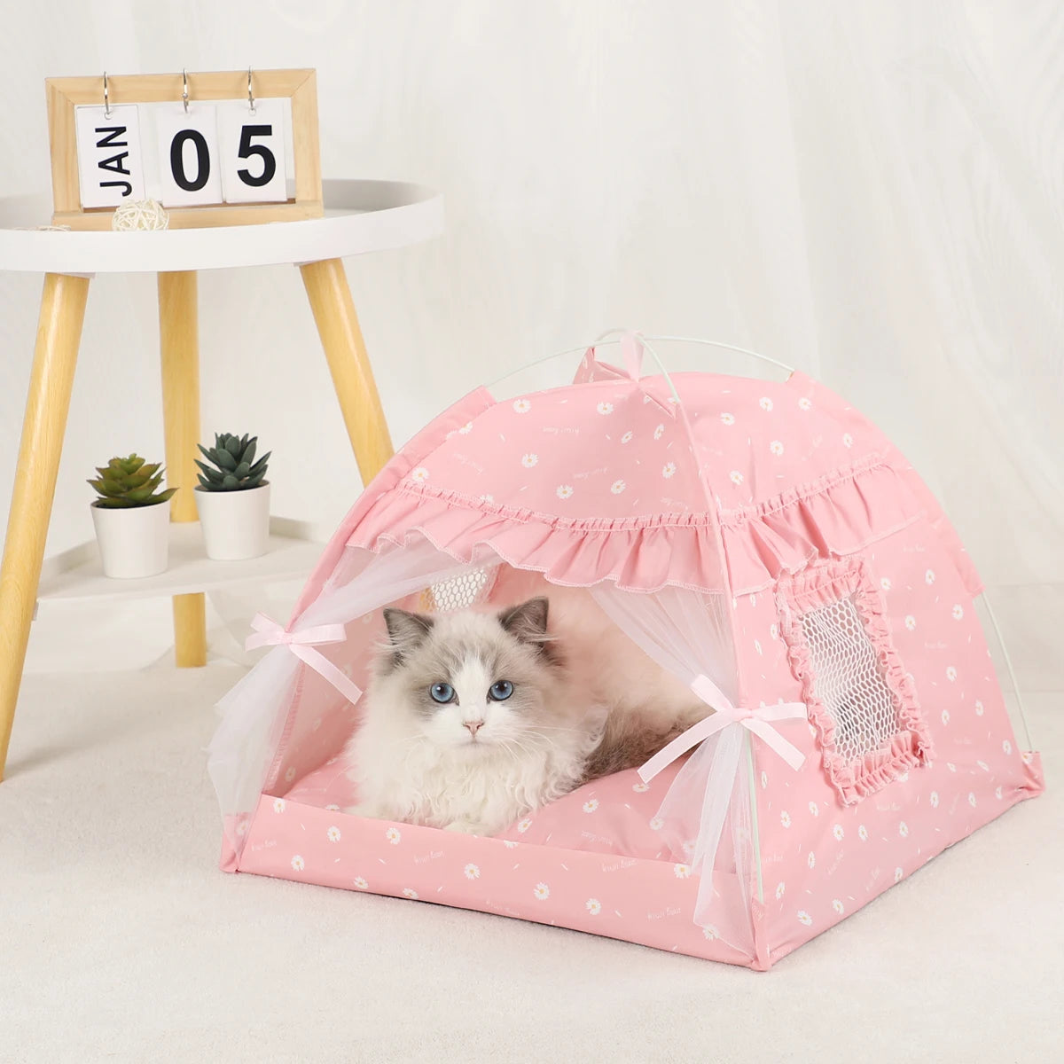 Pet Tent Bed – Soft, Comfortable, Indoor Cat Furniture