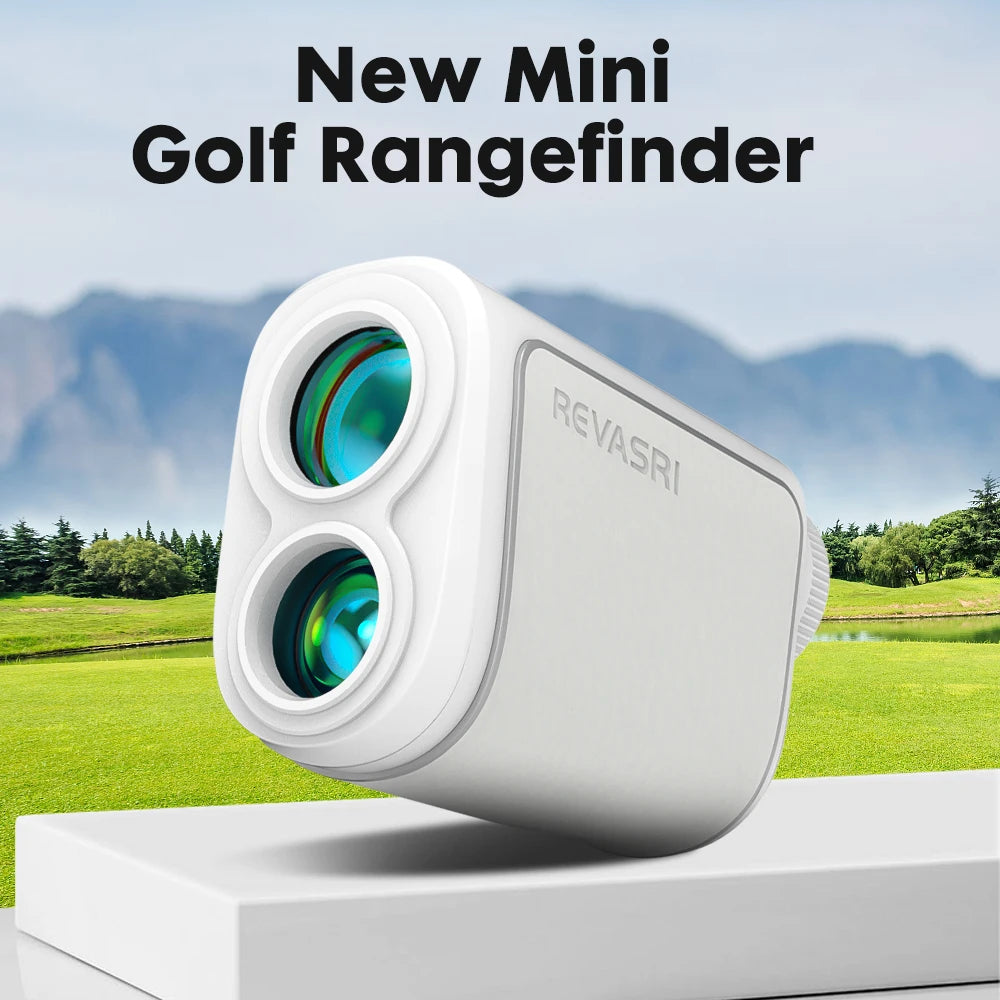 REVASRI Laser Rangefinder Golf, 1090 Yards Golf Rangefinder with Slope Compensation and Flag Lock Vibration Leather Feel Magnet