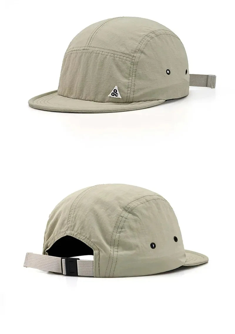 5 Panel Short Brim Quick-drying Golf Baseball Caps Men's Soft Lightweight Sports Running Cap Unisex Outdoor  UPF50+ Peaked Cap