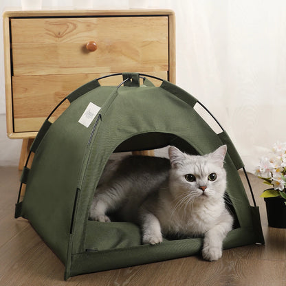 Cat Tent Bed PU Material Indoor Soft Comfortable Pet Bed For Cats