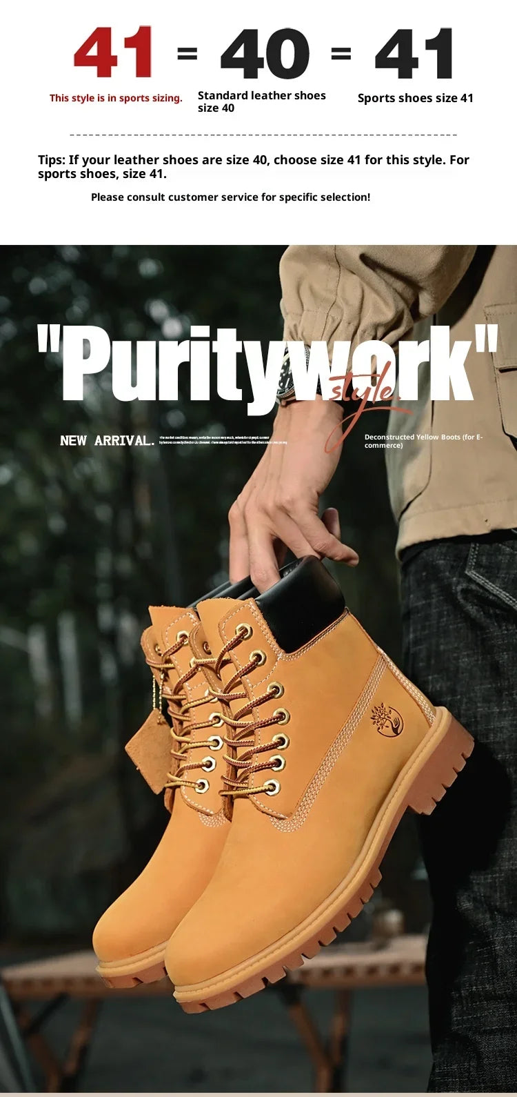 Men's High Top Leather Ankle Boots, Lace Up, Winter Warm, Non Slip