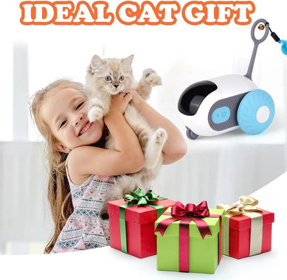 Automatic Moving Pet Toy Car With Remote Control For Cats And Dogs