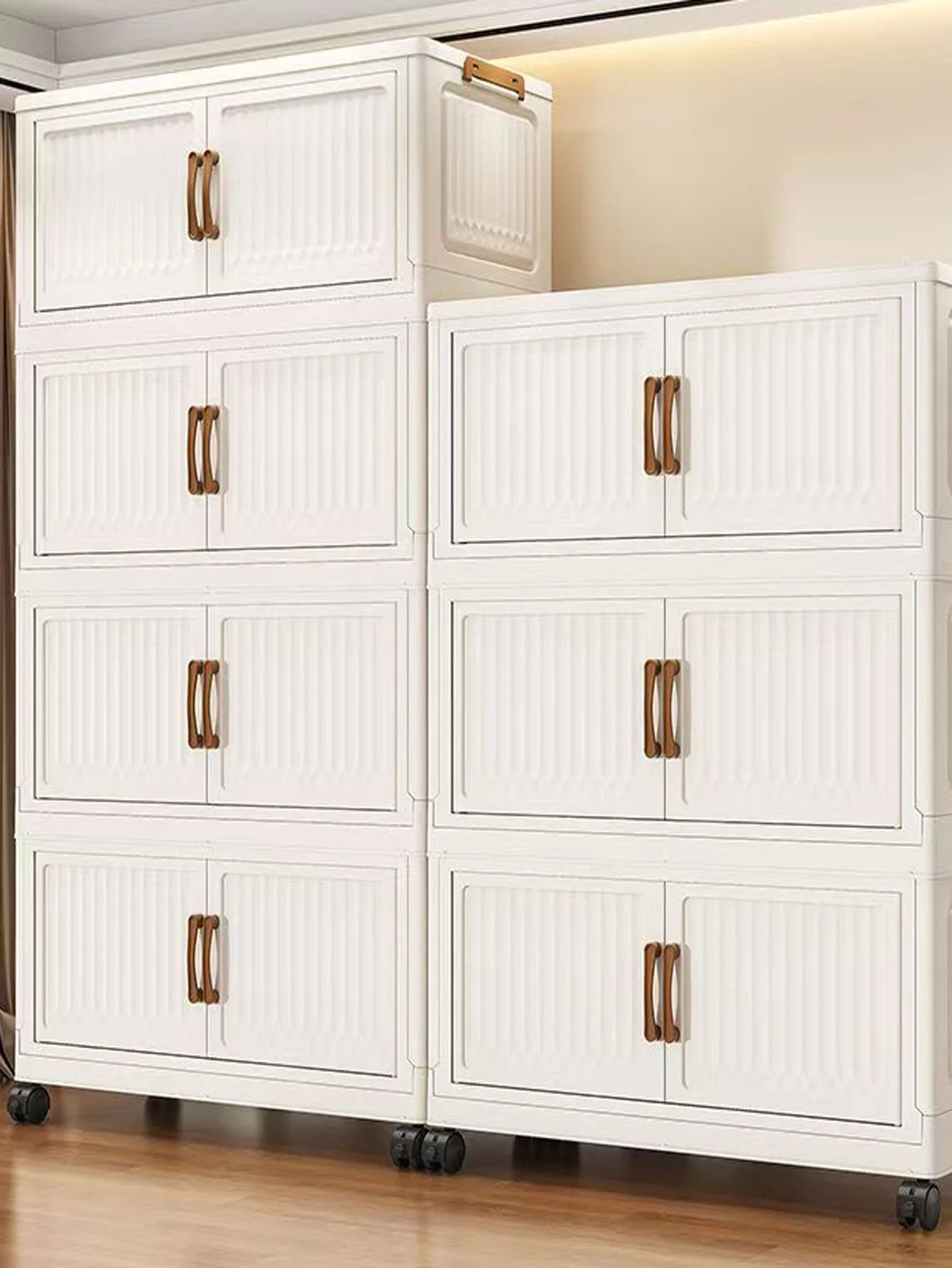 Storage Box, Household Foldable Cabinet, Storage Cabinet for Clothes, Toys, Snacks, Extra-Large Capacity Storage Cabinet, Organizing Box