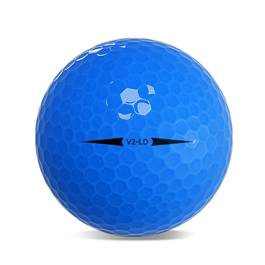 Caiton Blue Golf Balls – 6pcs or 3pcs, Dual-Layer Crystal Finish, Soft Feel, High Visibility, Great Control for Practice & Play