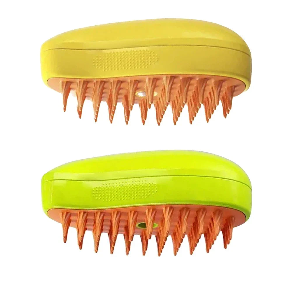 3-in-1 Steamy Pet Brush for Dogs and Cats
