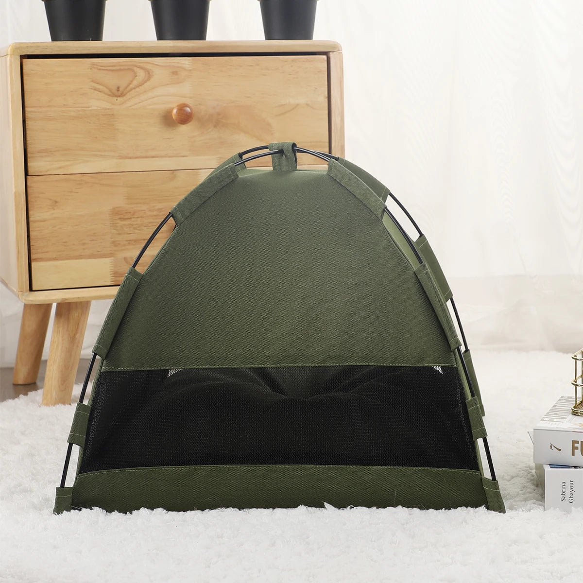 Pet Tent Bed – Soft, Comfortable, Indoor Cat Furniture
