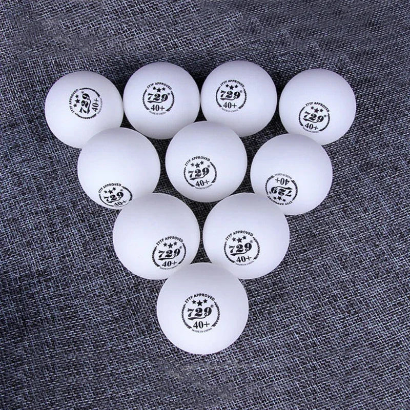 729 Friendship 3 Stars Seamless Table Tennis Ball 40+ New Material Ping Pong Balls for National Games Competition ITTF Approved
