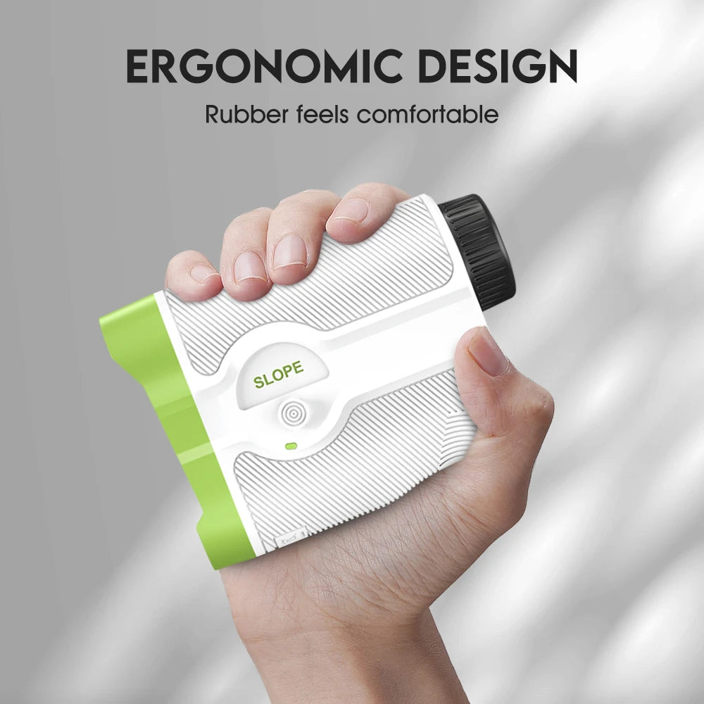 REVASRI New Golf Range Finder with Slope Compensation Flag Lock Vibration Golf Rangefinder with Magnet for Golf Tournament Legal