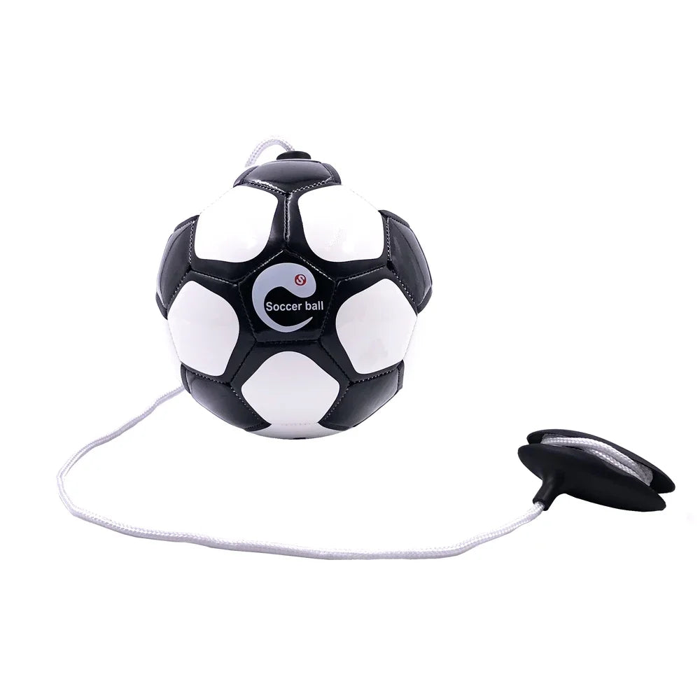 Football Training Ball Kick Soccer Ball Practice Belt TPU Size 2 Football Rope Touch Solo Kickwith String Beginner Trainer Parts