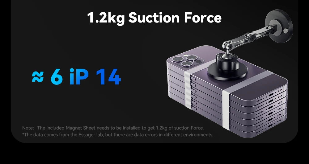 Essager Magnetic Wireless Charger Car Phone Holder 15W Fast Charging Easy Paste Mount Stand For Magsafe iPhone 15 14 13 Pro Max