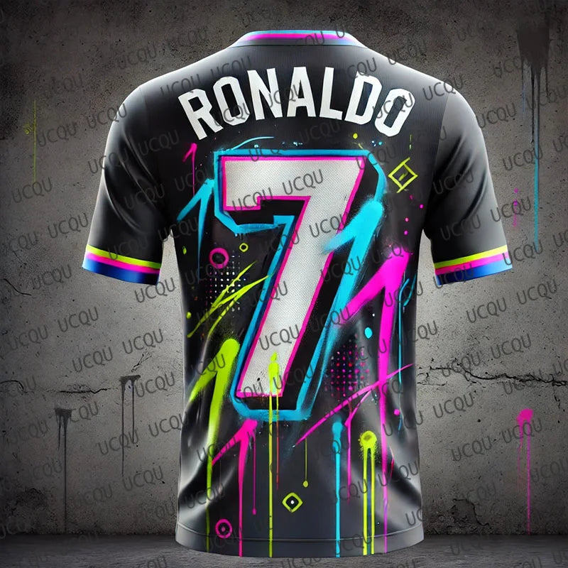 Chatgpt Special Edition Ronaldo No7 Football Jersey Breathable Quick Drying Sweat Wicking Sport Training Jersey For Adult/Kid