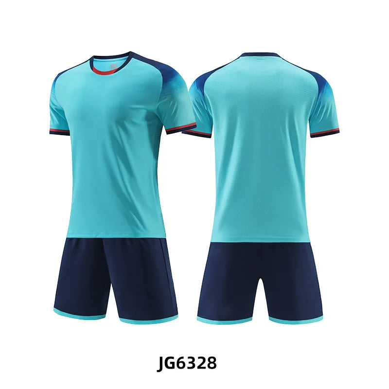 Adult Kid Football Jersey Men Customize Soccer Uniform Sports Shirt Women Futsal Sportswear Child Team Training Tracksuit Outfit