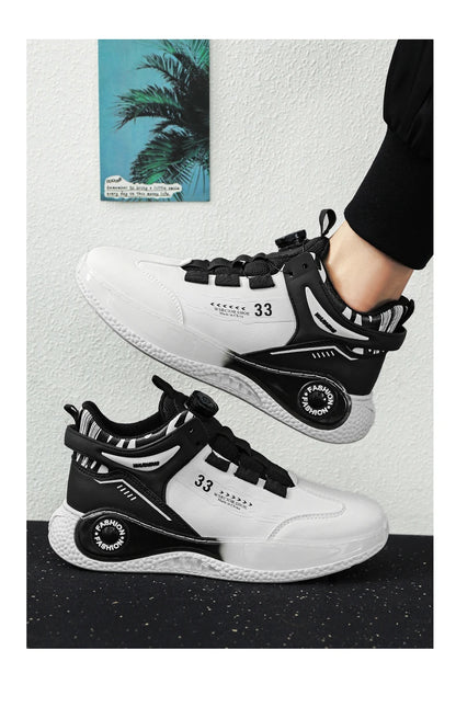 Men's Casual Canvas Shoes Button Closure Mixed Colors EVA Outsole