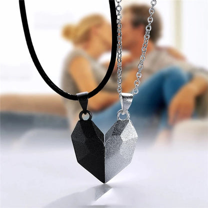 Heart ECG Pendant Necklace Stainless Steel And Zinc Alloy