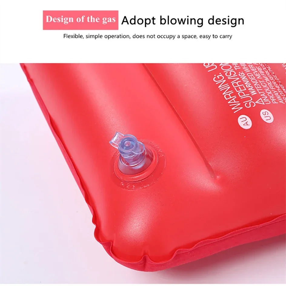 47x30cm Air Cushion Pillows Outdoor Camping Sleep Cushion Folding Square lnflatable Pillows Travel Backrest Plane Head Rest Big