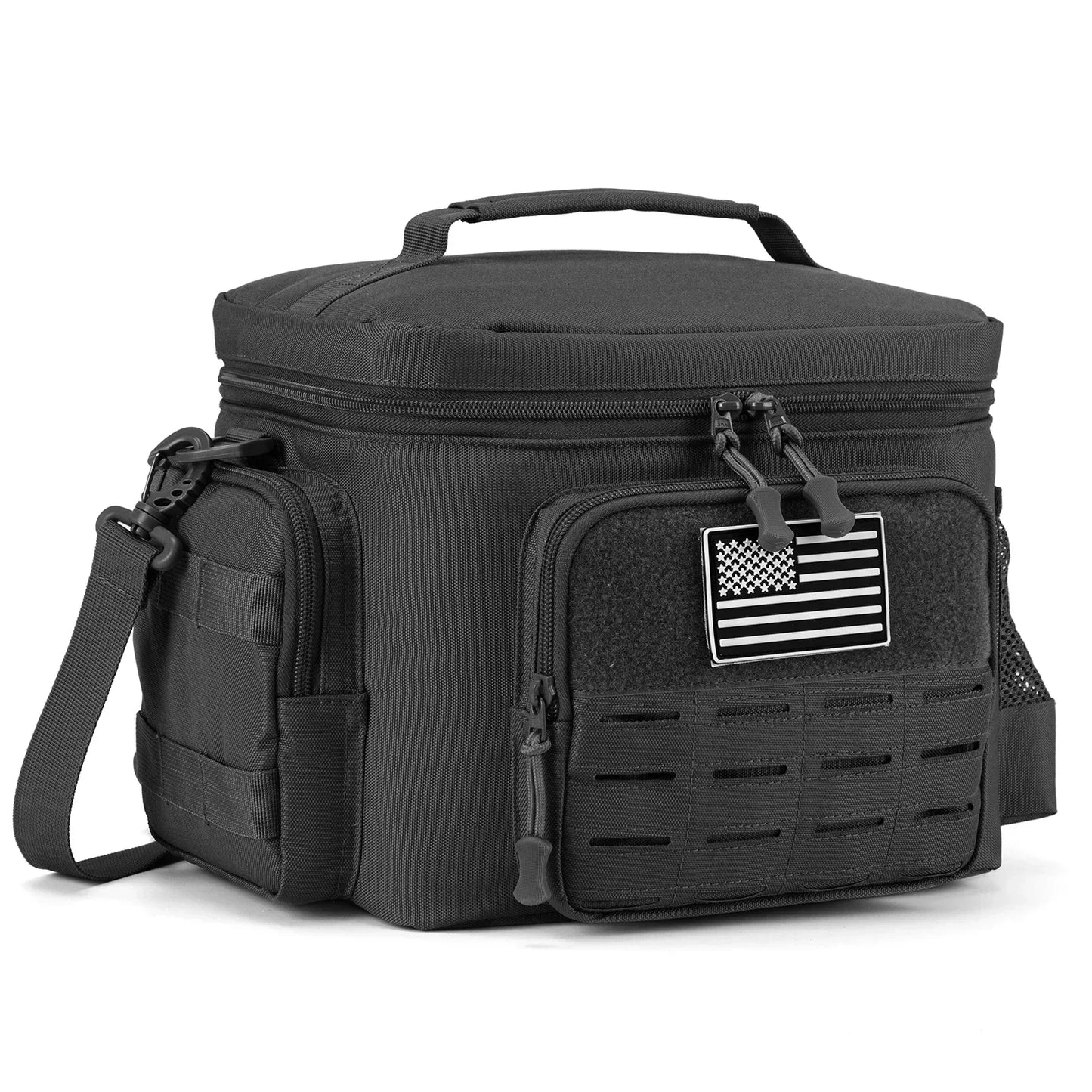 13L Tactical Thermal Cooler Bag Picnic Cooler Box Camping Lunch Bag Outdoor Heavy Duty Lunch Box Cooler Backpack Camping Storage