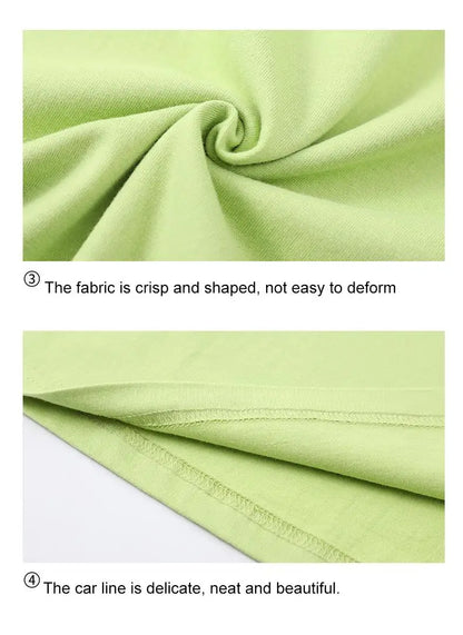 Men's Cotton T-Shirt Short Sleeve O-Neck Oversized Fit