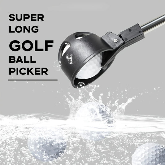Retractable Golf Ball Picker Stainless Steel High Quality Portable Tools Telescopic Automatic Locking Picker Golf Ball Tools