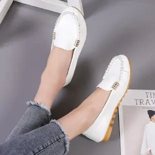 new Women Shoes 2024 Spring Autumn Zapatos Mujer Women Casual Flat Shoes Slips Round Toe Denim Flat Loafer Plus Size Jeans Shoes