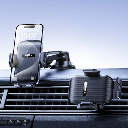 Car Phone Holder With Suction Cup For Dashboard And Windshield Universal