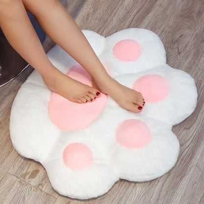 Cat Paw Plush Floor Cushion 70 By 60 Cm Cotton Fabric Seat Pad