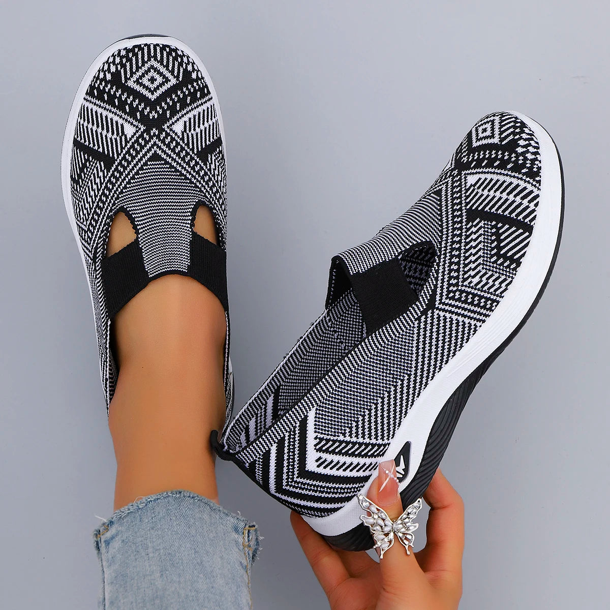 Women's summer breathable mesh flat shoes women's shoes casual sneakers shoes, clearance free shipping