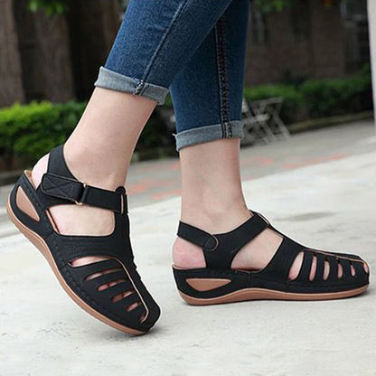Women's Orthopedic Bunion Corrector Sandals PU Upper Rubber Outsole Platform