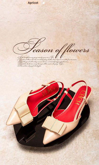 Sandals Strappy Pointed-Toe Women PU Upper Casual Workplace Style