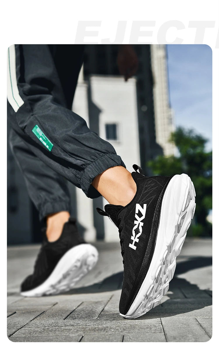 Carbon Plate Air Cushion Running Shoes Unisex Cushioned Walking Shoes