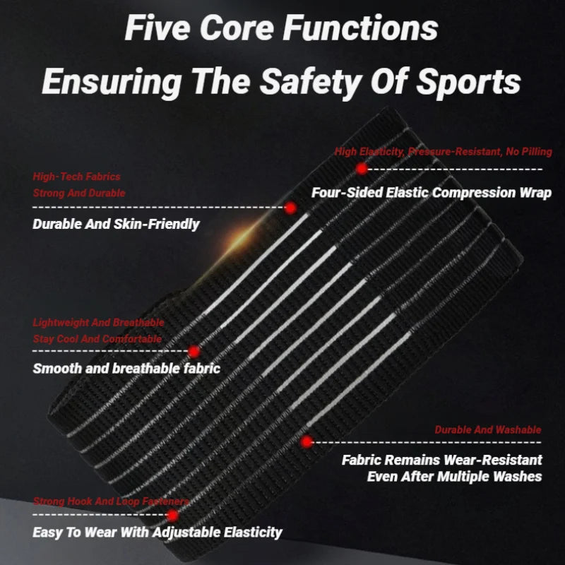 Adjustable Elastic Bandage Hand Sport Wristband Gym Support Wrist Brace Wrap Carpal Tunnel Sports Fitness Bracers Strap Stretchy