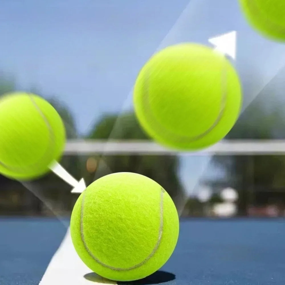 1/3/5pcs 5/3/1pcs High Elasticity Tennis Ball Elementary Match Training Durable Ball Fans Practice Durable Tennis Ball