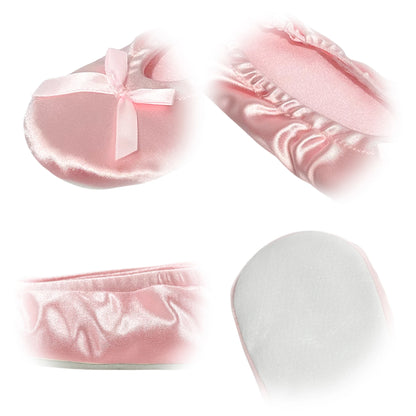 Women Ballet Flats Indoor Lightweight With Soft Foam Insole Bow Knot