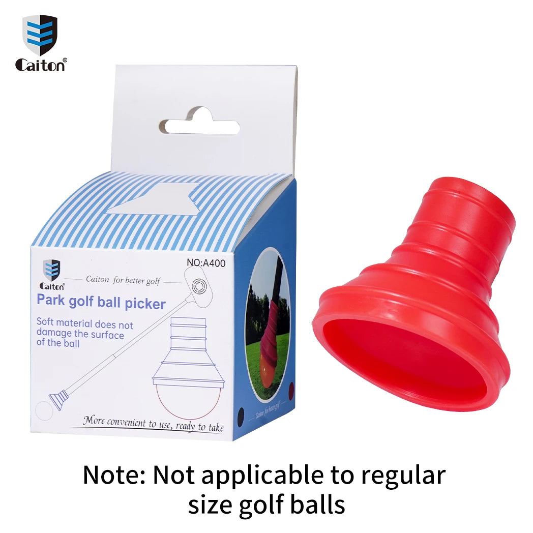 Caiton Park Golf Ball Retriever, Soft Rubber, Effortless Pickup, No Bending, Quick & Easy Installation, Essential Golf Accessory