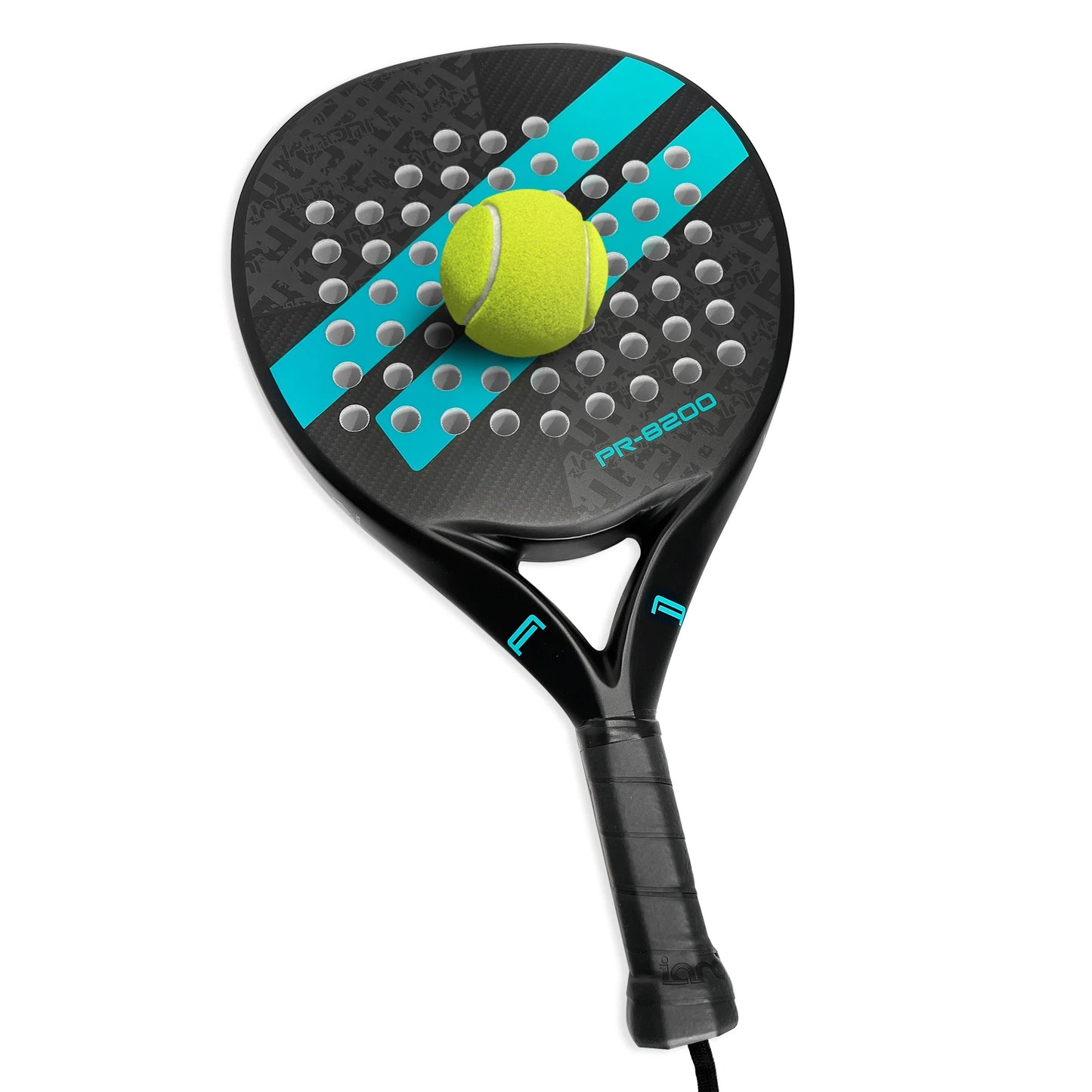 IANONI Padel Racket Carbon Fiber Surface with EVA Memory Flex Foam Core Lightweight Padel Racquet