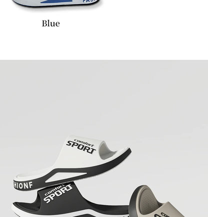 Men EVA Sandals Anti Slip Indoor Outdoor Slippers Breathable Shower