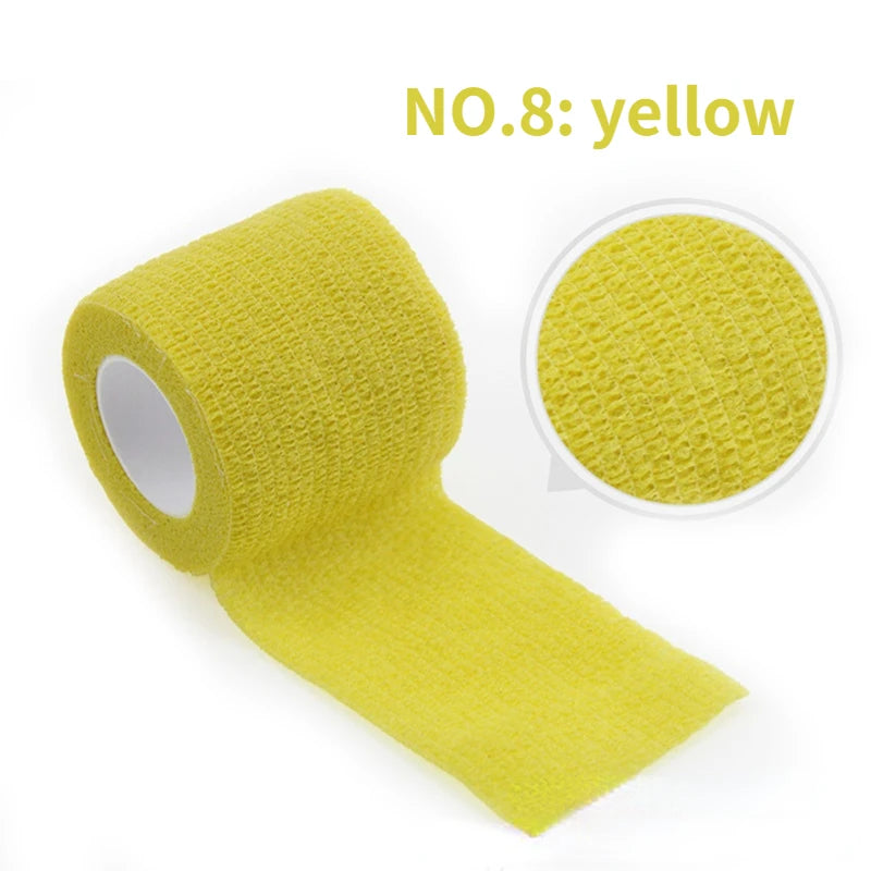 Sports Bandage Elastic Elastoplast Self Adhesive Tape Protect Wrist Palm Finger Arm Shoulder Knee Ankle Pets Leg Tattoo Safety