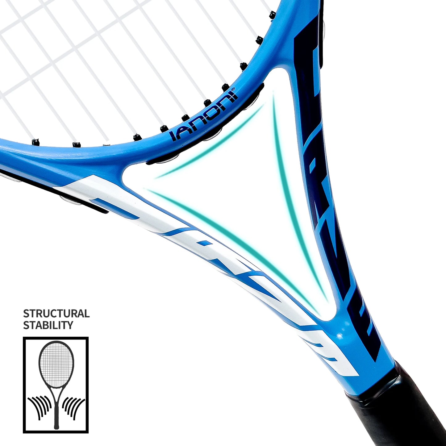 Tennis Rackets for Adults, Pre-Strung 27 Inch Tennis Racquets-2 Player Tennis Racket Set with 3 Balls,2 Grips, 2 Vibration Dampe