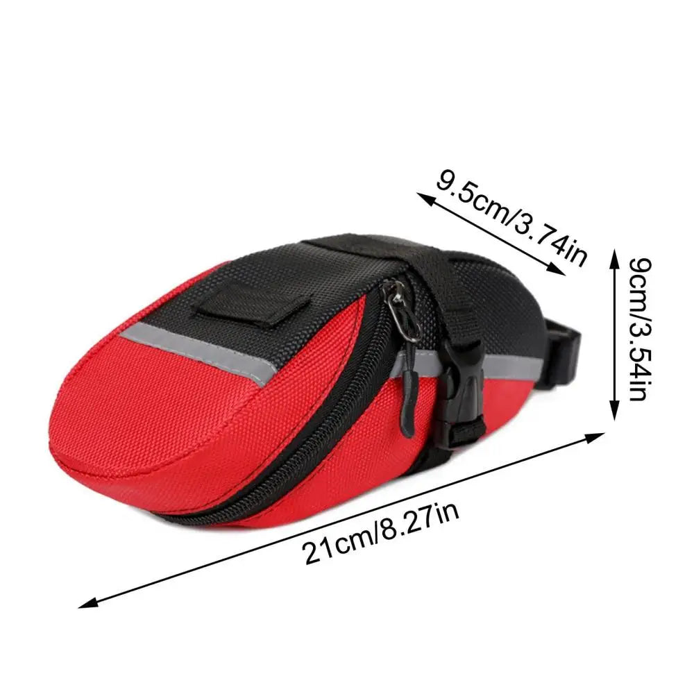 DOMEN Bicycle WaterProof Saddle Bag Bicycle  Reflective Tail Bag MTB Bike Universal Rear Bag Outdoor Bicycle Accessories