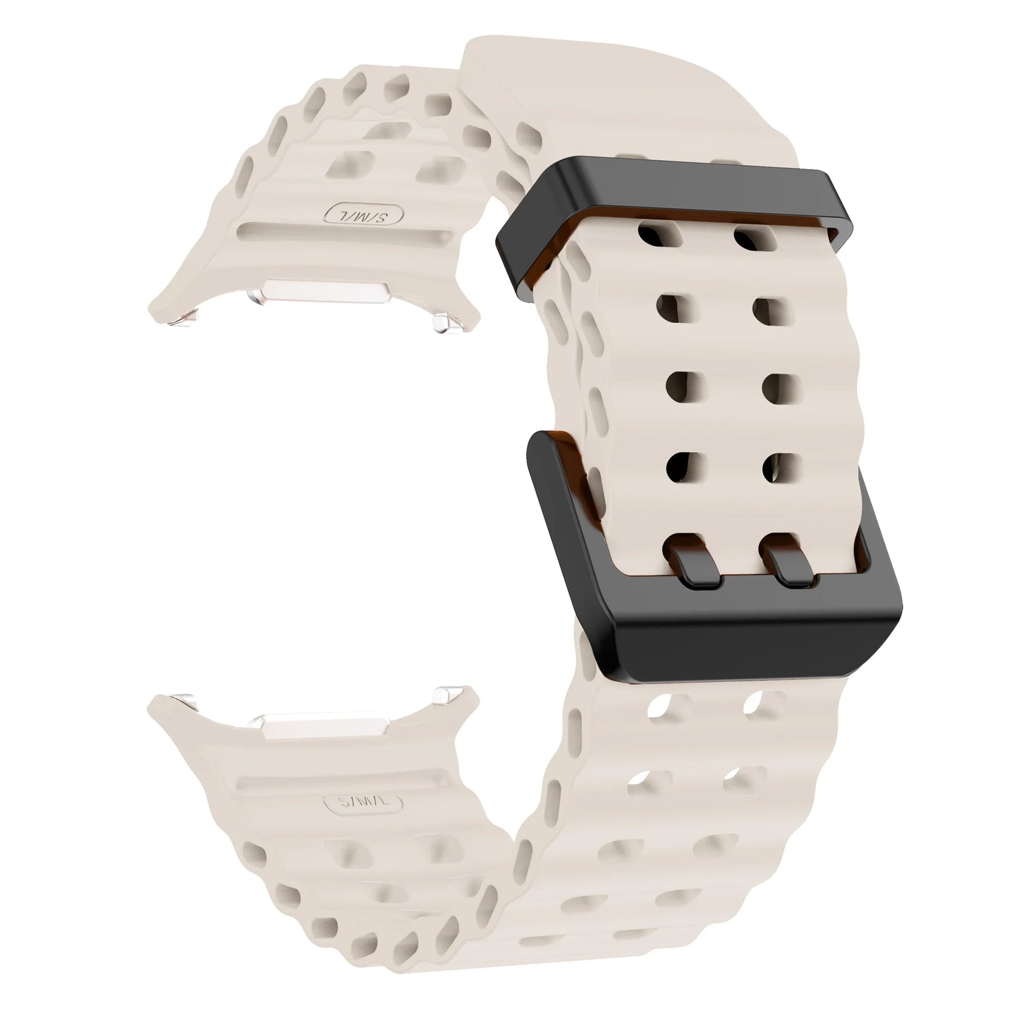 Marine Band For Samsung Galaxy Watch Ultra 47mm Sports Silicone Strap Bracelet For GalaxyWatch Ultra Watchband Accessories