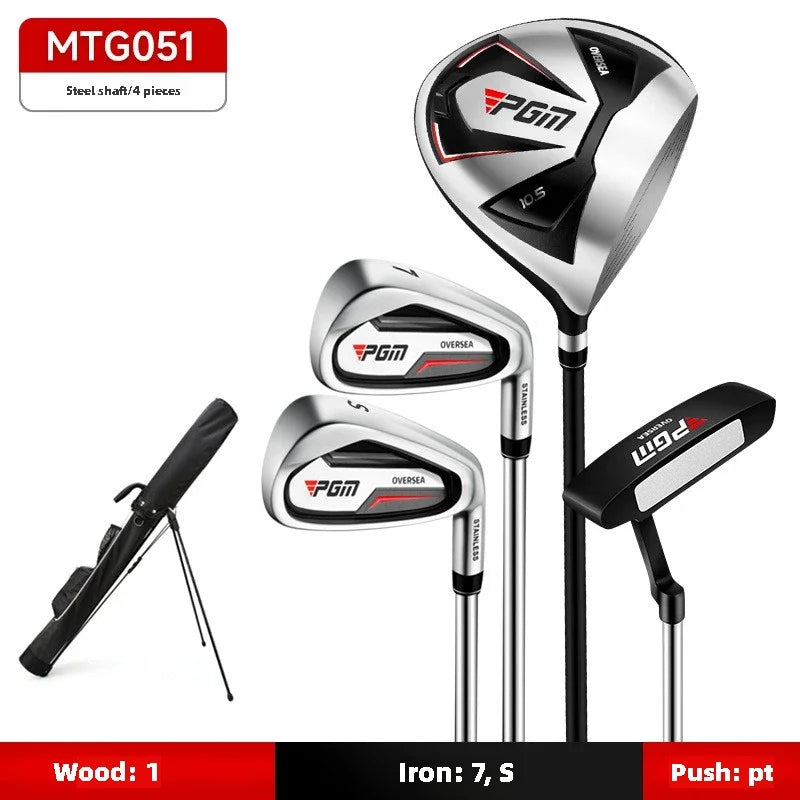 PGM Men's Golf Clubs Sets Right Left  Handded Complete Beginner's Full Golf Set 9/12 Branch High Fault Tolerance Golf Supplies