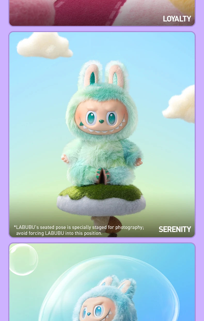 POP MART Labubu THE MONSTERS Big into Energy Series-Vinyl Plush Pendant Mystery Box Guess Bag Toys Doll Cute Anime Figure