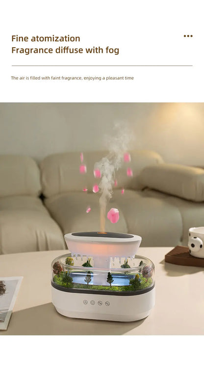 Ultrasonic Aroma Humidifier And Essential Oil Diffuser With Colorful Light