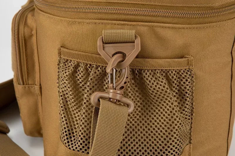 13L Tactical Thermal Cooler Bag Picnic Cooler Box Camping Lunch Bag Outdoor Heavy Duty Lunch Box Cooler Backpack Camping Storage