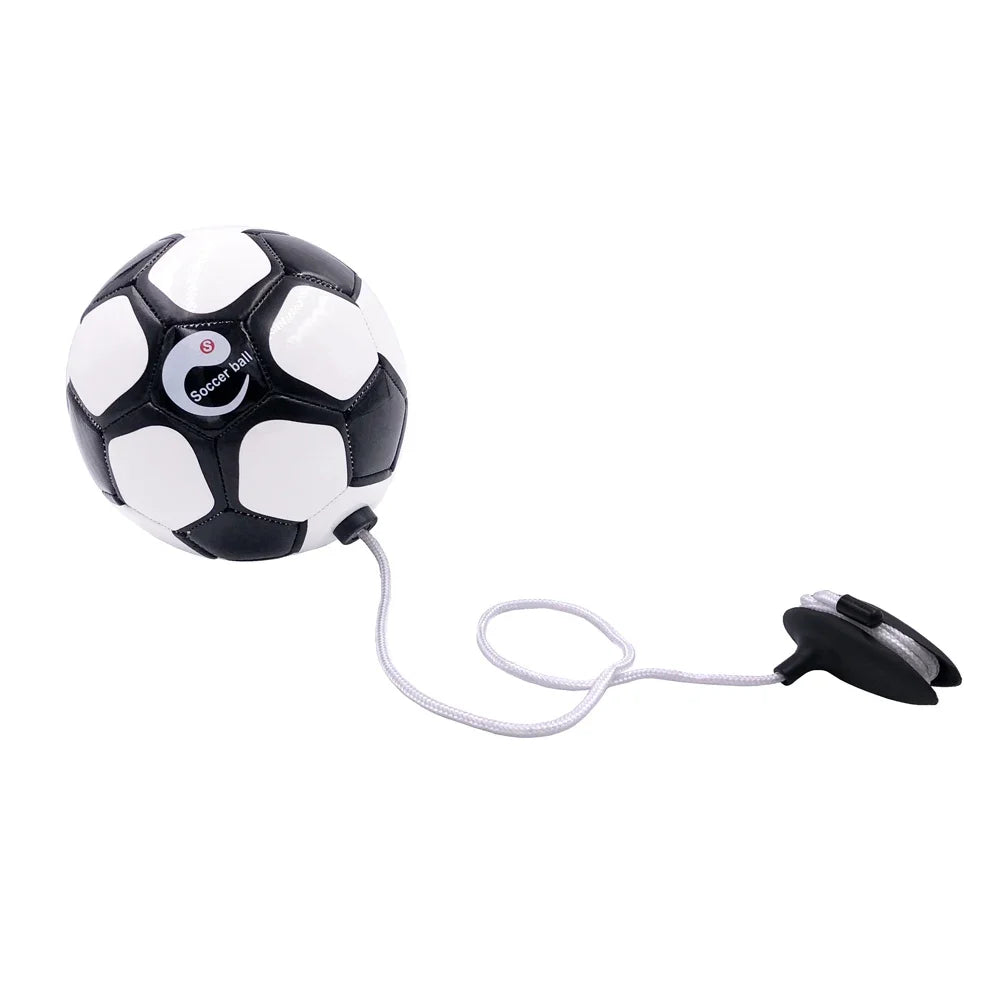 Football Training Ball Kick Soccer Ball Practice Belt TPU Size 2 Football Rope Touch Solo Kickwith String Beginner Trainer Parts