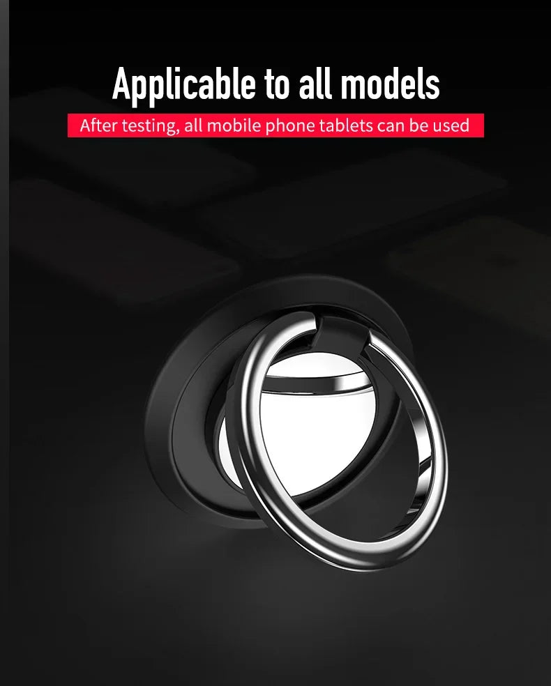 Universal Finger Ring Holder Stand Mobile Phone Luxury Rotatable Phone Back Sticker Holder  for IPhone Samsung Xiaomi