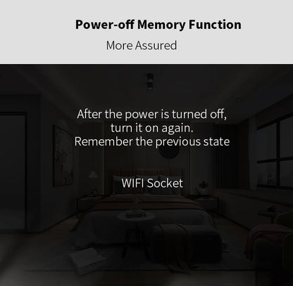20A WiFi Smart Socket UK Plug 3-Pin With Energy Monitoring And Timer