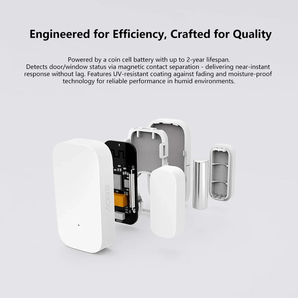 Aqara Door Window Sensor Zigbee Wireless Connection Smart Mini door sensor Home Assistant for Mijia Gateway Home HomeKit APP